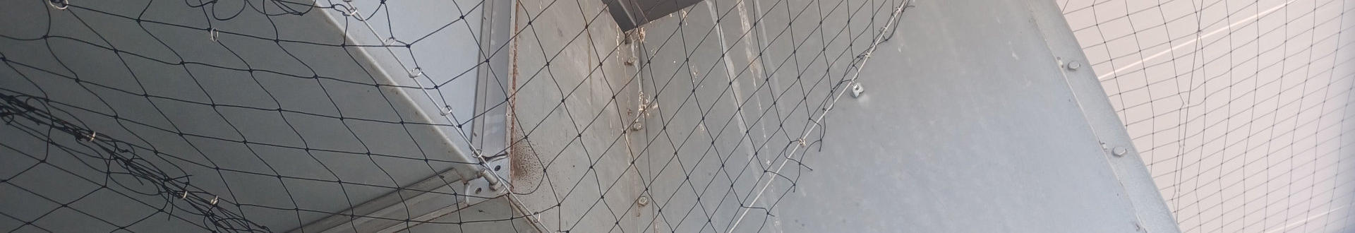 Snemljive mreže zaščita pred golobi in drugimi pticami