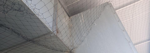 Snemljive mreže zaščita pred golobi in drugimi pticami